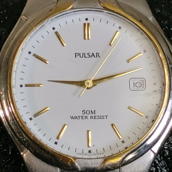 PULSAR MENS TWO TONE WATCH - Picture 6 of 7